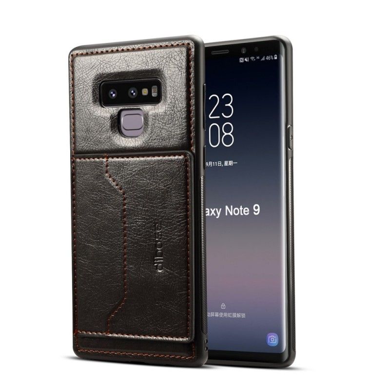 Skal Samsung Galaxy Note 9 Svart Kortkorthållare