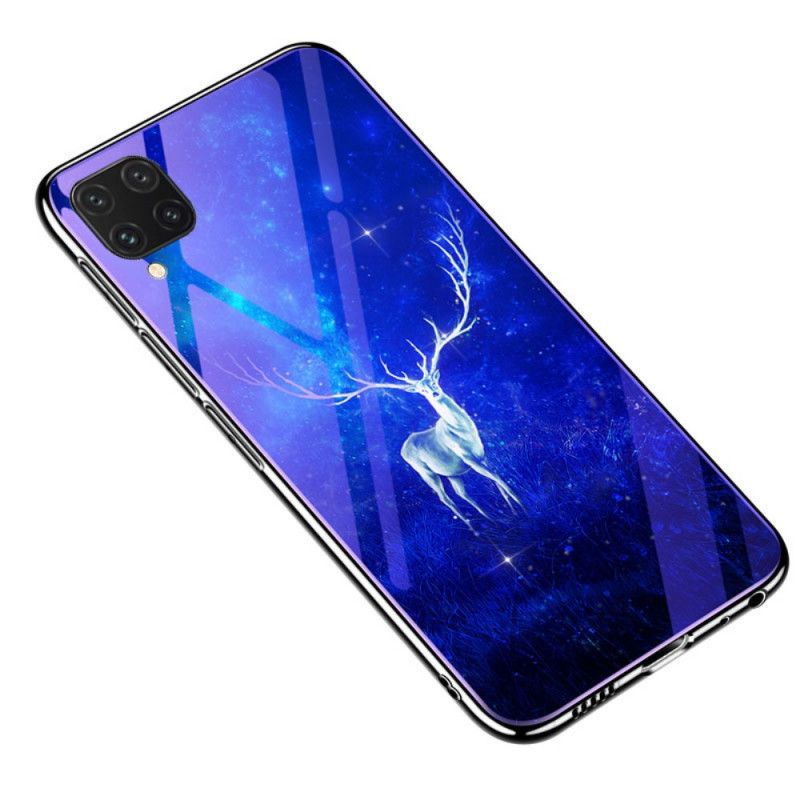 Skal Huawei Nova 6 Ljusblå Härdat Glas Och Animaliskt Silikon