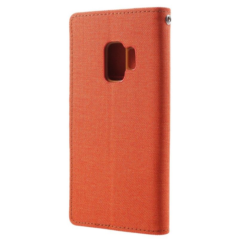 Fodral Samsung Galaxy S9 Orange Tvåfärgat Kvicksilvertyg