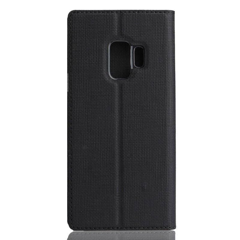 Folio-fodral Samsung Galaxy S9 Svart Strukturerad