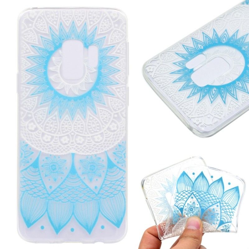 Skal för Samsung Galaxy S9 Transparent Färgglad Mandala