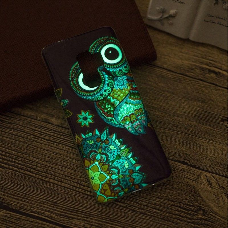 Skal Samsung Galaxy S9 Fluorescerande Mandalauggla