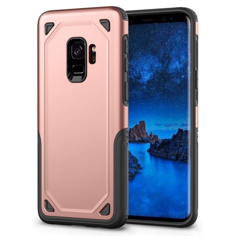 Skal Samsung Galaxy S9 Rosa Premium Metalleffekt