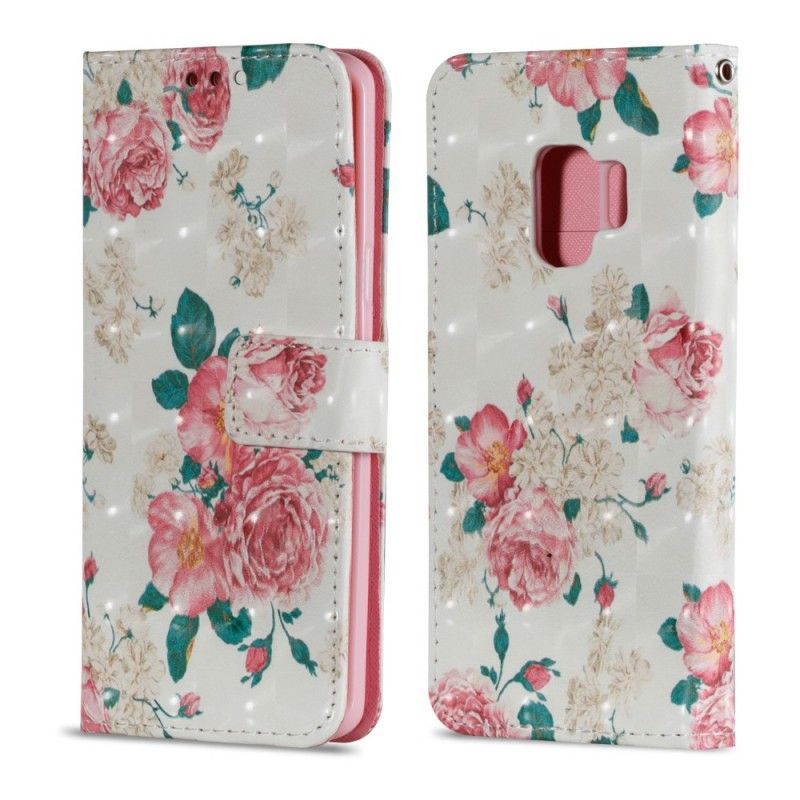 Skyddsfodral Samsung Galaxy S9 Frihetsblommor