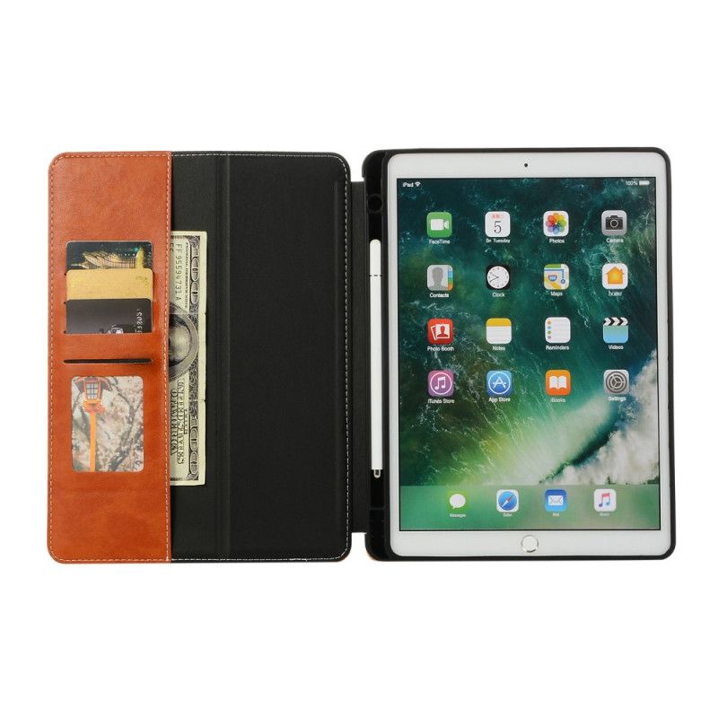 Case iPad 10.2" (2019) (2020) Svart Lyxlädereffekt