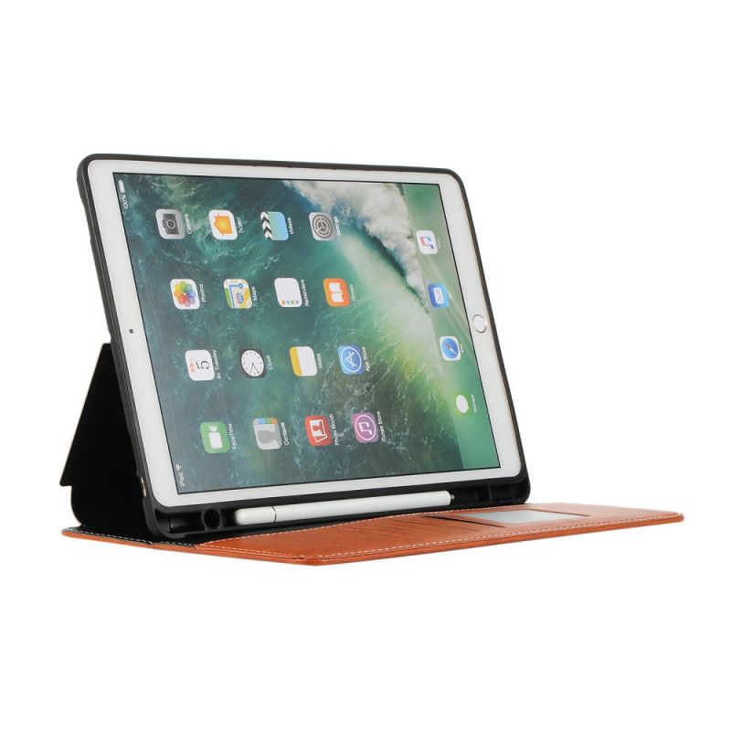 Case iPad 10.2" (2019) (2020) Svart Lyxlädereffekt