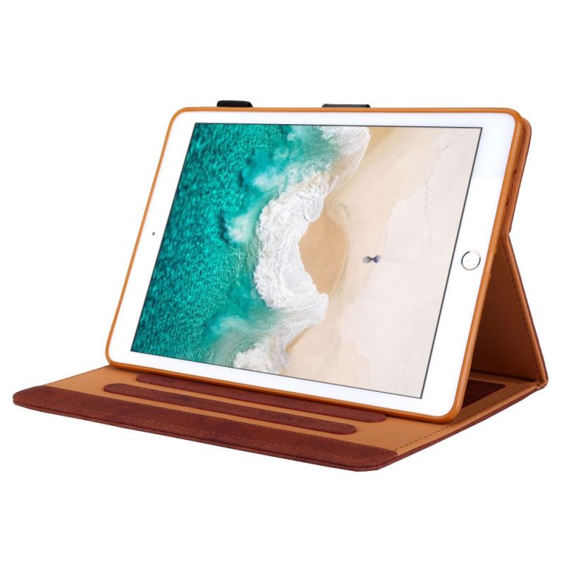 Fodral för iPad 10.2" (2019) (2020) Grå Marmorstil I Konstläder