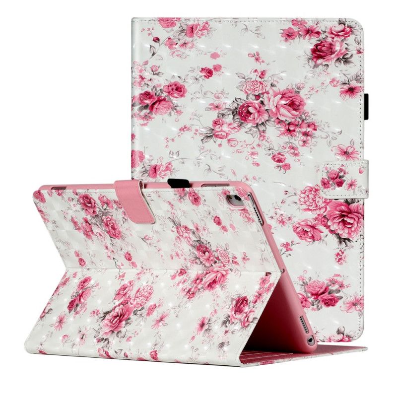 Fodral för iPad 10.2" (2019) (2020) Ljusblomma