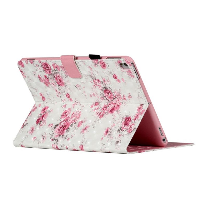 Fodral för iPad 10.2" (2019) (2020) Ljusblomma