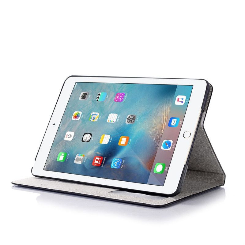 Fodral iPad 10.2" (2019) (2020) Röd Krokodilhudstil