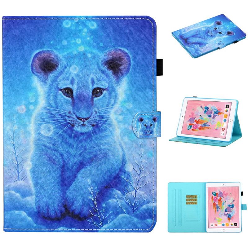 Läderfodral iPad 10.2" (2019) (2020) Mobilskal Baby Tiger