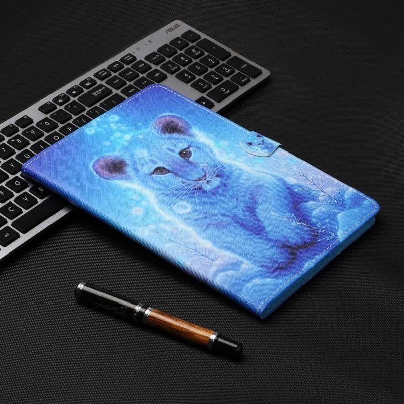 Läderfodral iPad 10.2" (2019) (2020) Mobilskal Baby Tiger