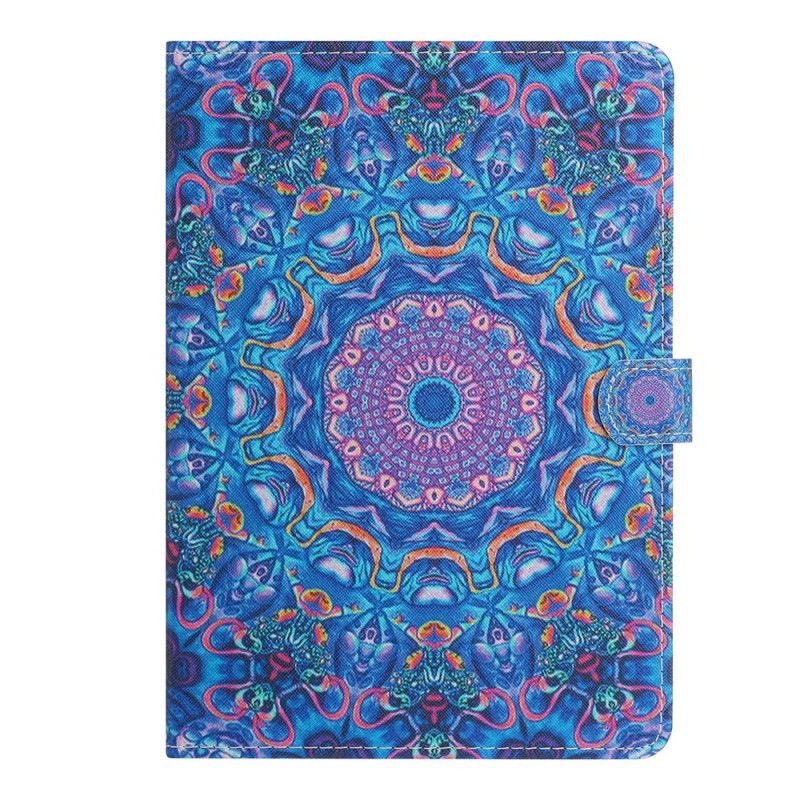 Läderfodral iPad 10.2" (2019) (2020) Svart Mobilskal Mandala Konstserie