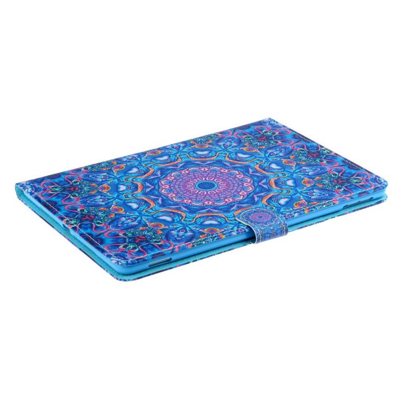 Läderfodral iPad 10.2" (2019) (2020) Svart Mobilskal Mandala Konstserie