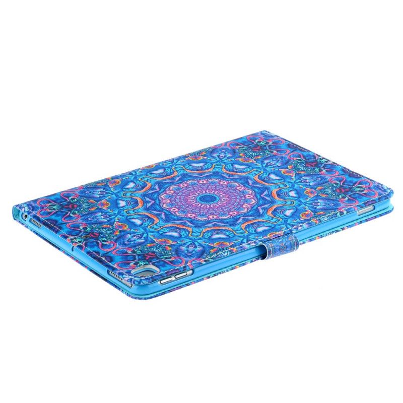 Läderfodral iPad 10.2" (2019) (2020) Svart Mobilskal Mandala Konstserie