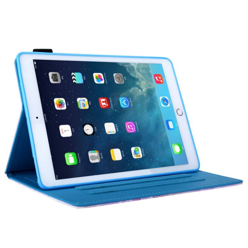 Skyddsfodral iPad 10.2" (2019) (2020) Vit Fjärilserie