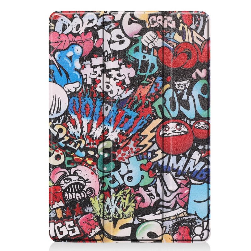 Smart Fodral iPad 10.2" (2019) (2020) Graffiti Konstläder