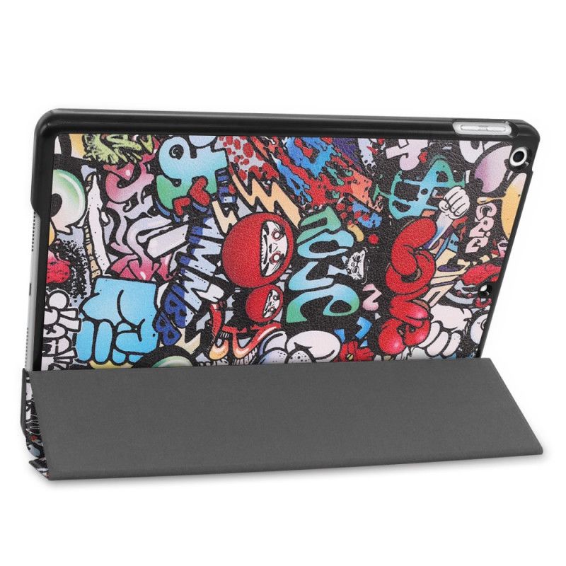 Smart Fodral iPad 10.2" (2019) (2020) Graffiti Konstläder