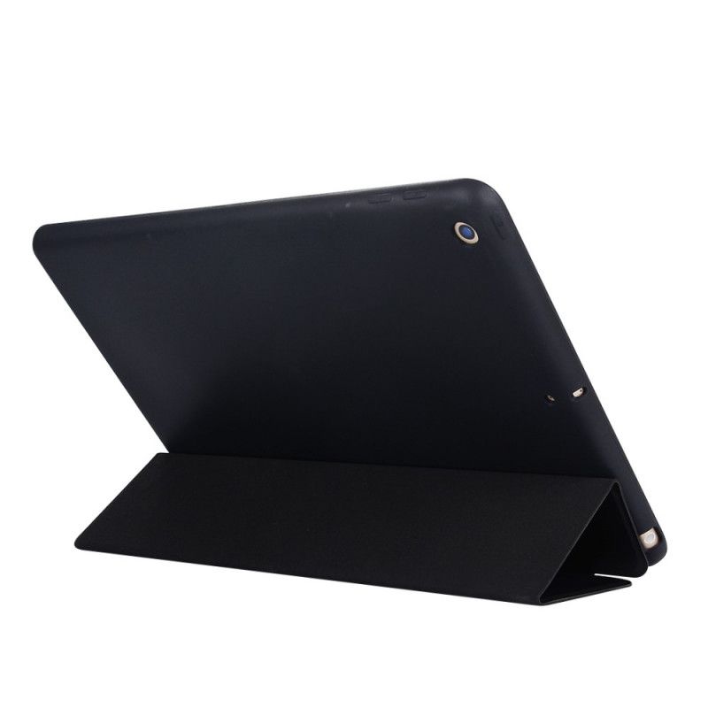 Smart Fodral iPad 10.2" (2019) (2020) Svart Silikonimitationsläder