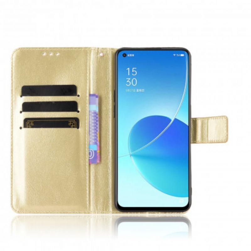 Fodral Oppo Reno 6 5g Flashigt Konstläder