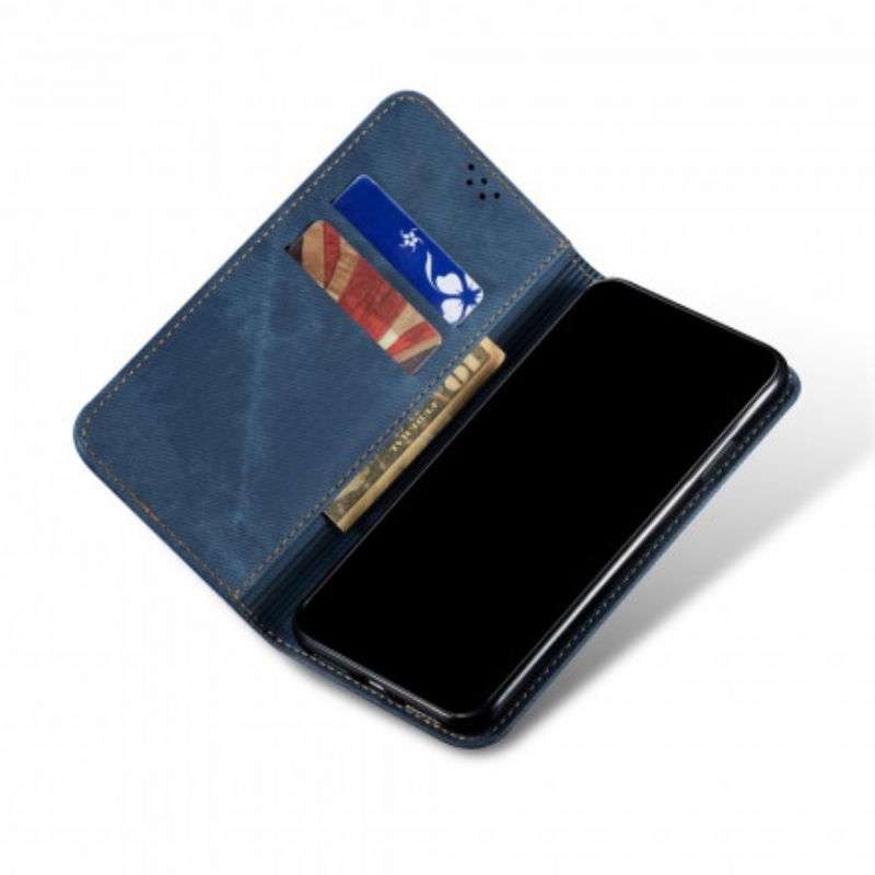 Folio-fodral Oppo Reno 6 5g Denimtyg