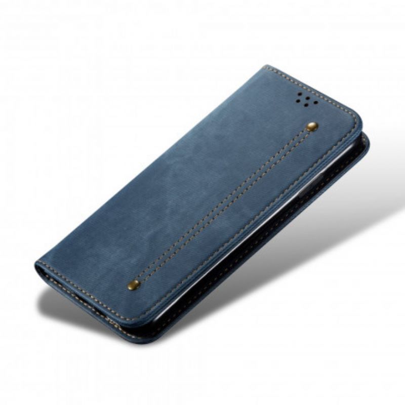 Folio-fodral Oppo Reno 6 5g Denimtyg