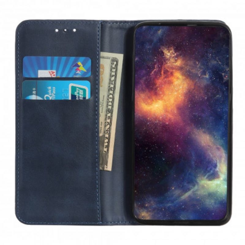 Folio-fodral Oppo Reno 6 5g Split Leather Elegance