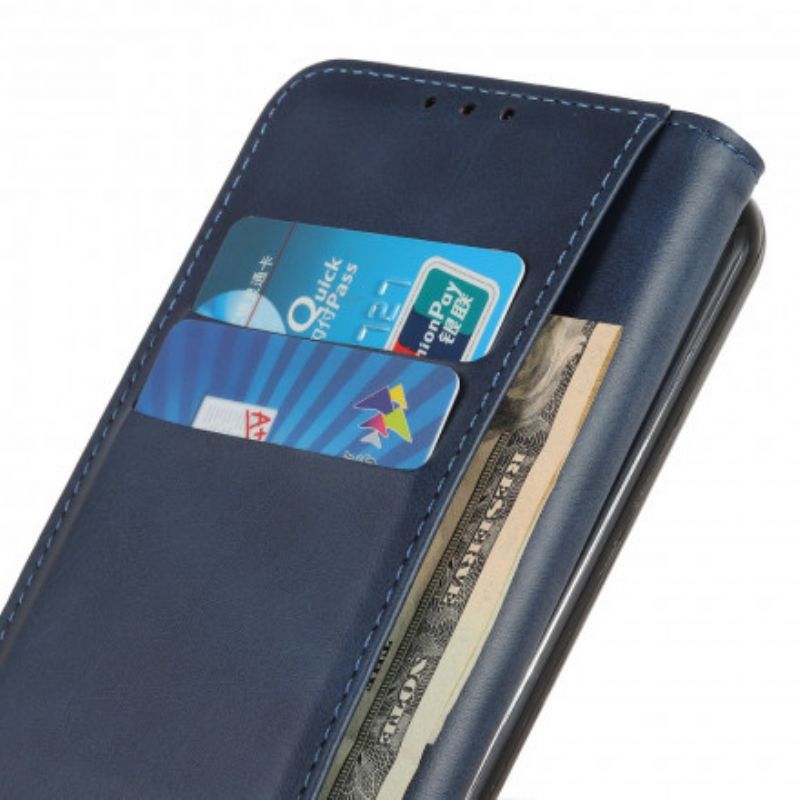 Folio-fodral Oppo Reno 6 5g Split Leather Elegance