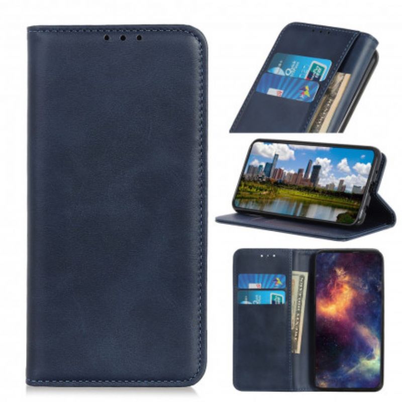 Folio-fodral Oppo Reno 6 5g Split Leather Elegance