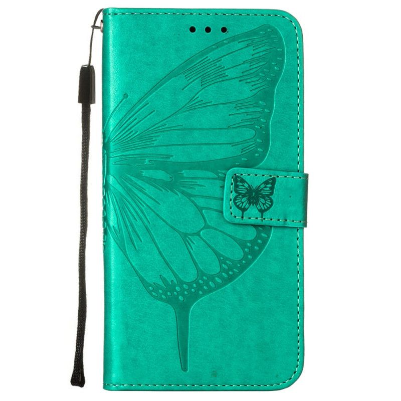 Läderfodral Oppo Reno 6 5g Telefonfodral Butterfly Design