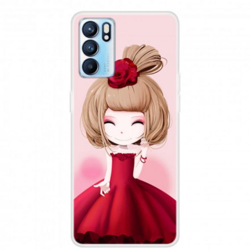 Skal Oppo Reno 6 5g Manga Lady