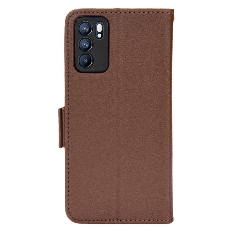 Skyddsfodral Oppo Reno 6 5g Flap Double Nya Färger