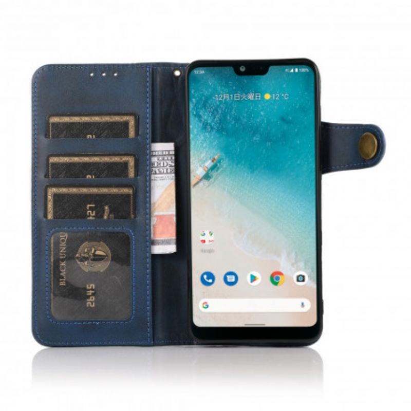 Skyddsfodral Oppo Reno 6 5g Magnetisk Knapp Khazneh