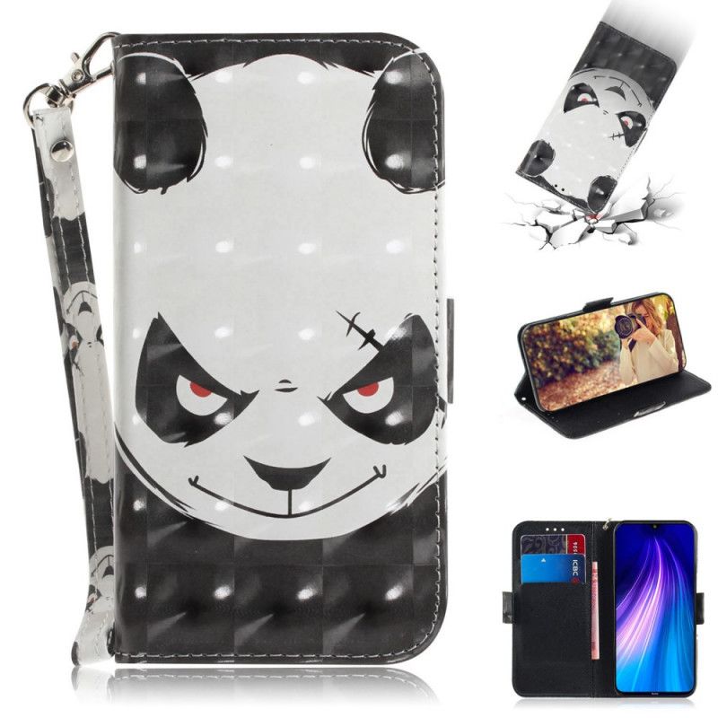 Fodral Xiaomi Redmi Note 8T Arg Panda Med Rem