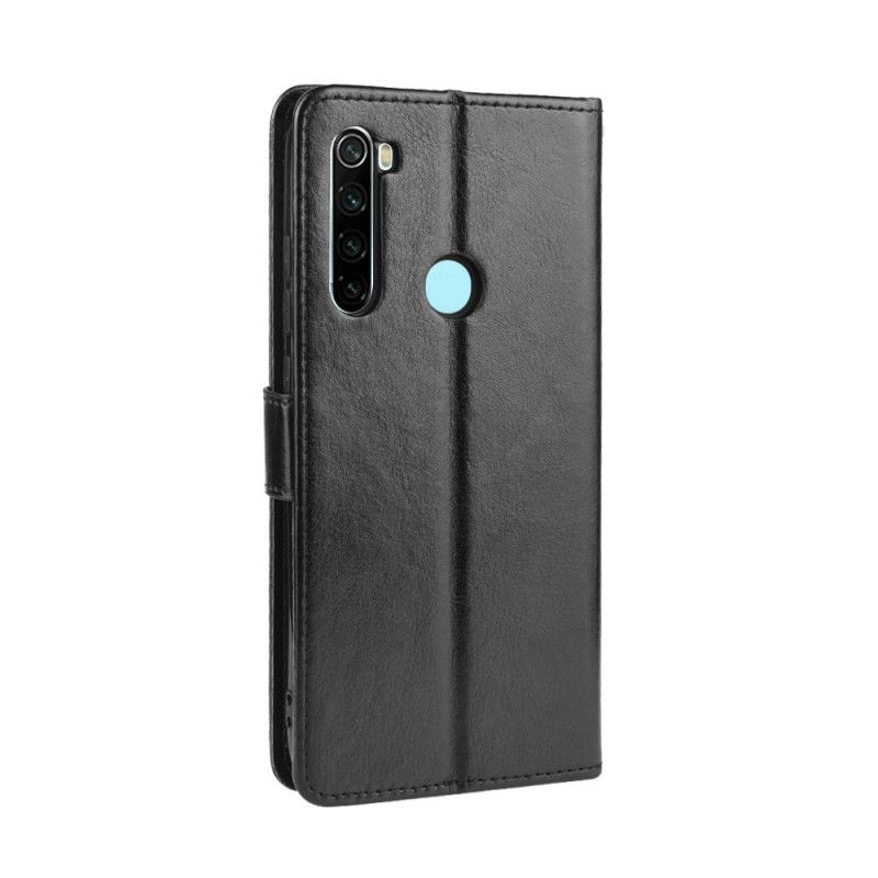 Fodral Xiaomi Redmi Note 8T Svart Flashigt Konstläder