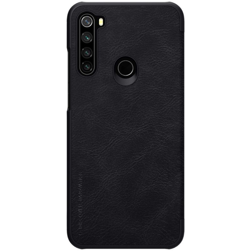 Folio-fodral för Xiaomi Redmi Note 8T Svart Nillkin Qin-Serien