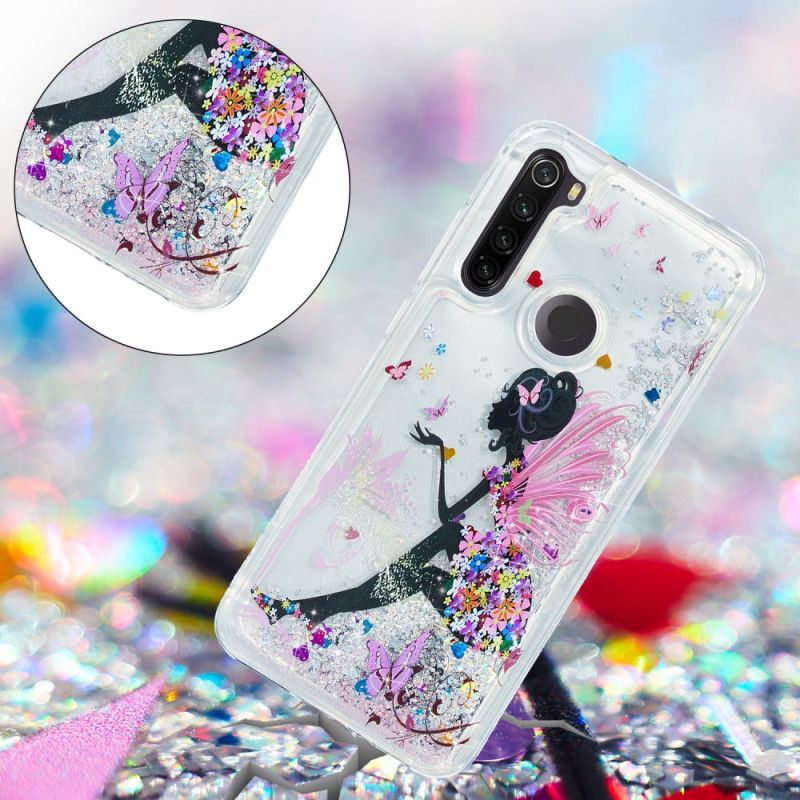 Skal för Xiaomi Redmi Note 8T Glitter Älva