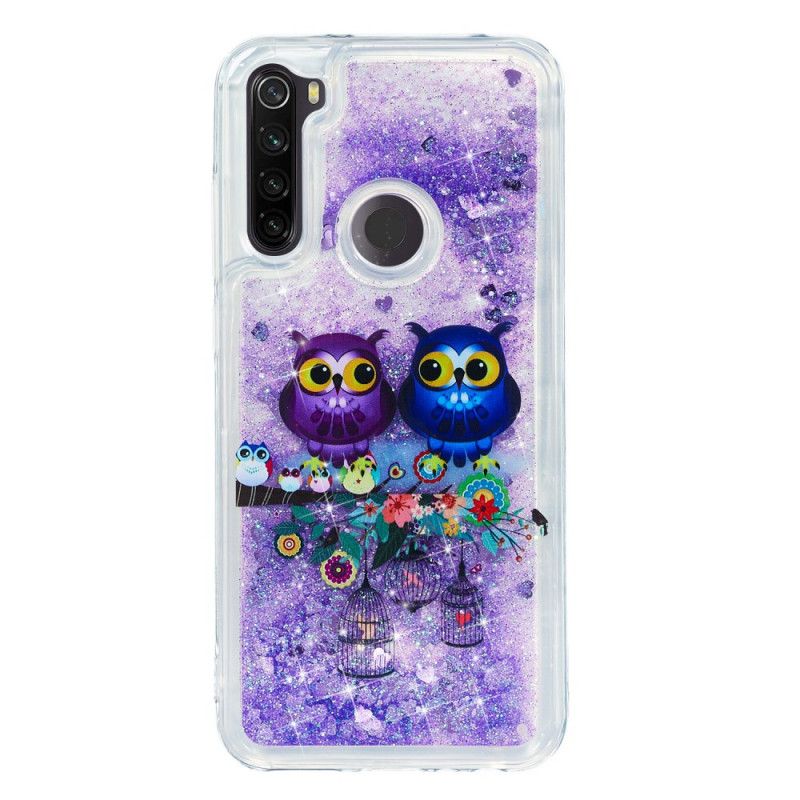 Skal Xiaomi Redmi Note 8T Glitterugglor