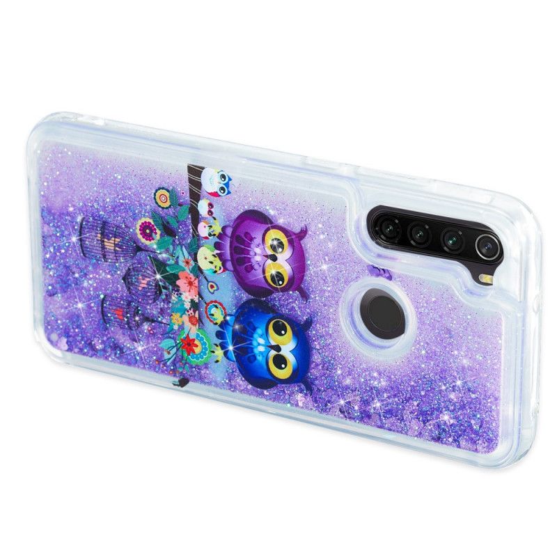 Skal Xiaomi Redmi Note 8T Glitterugglor