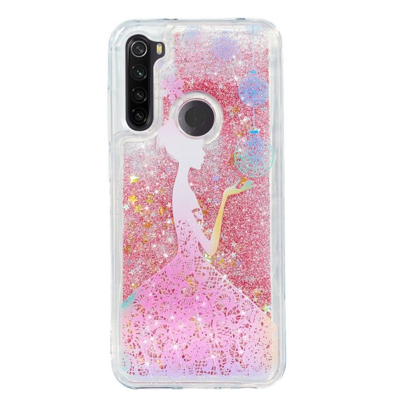 Skal Xiaomi Redmi Note 8T Mobilskal Kvinna Glitter