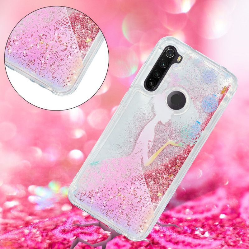 Skal Xiaomi Redmi Note 8T Mobilskal Kvinna Glitter