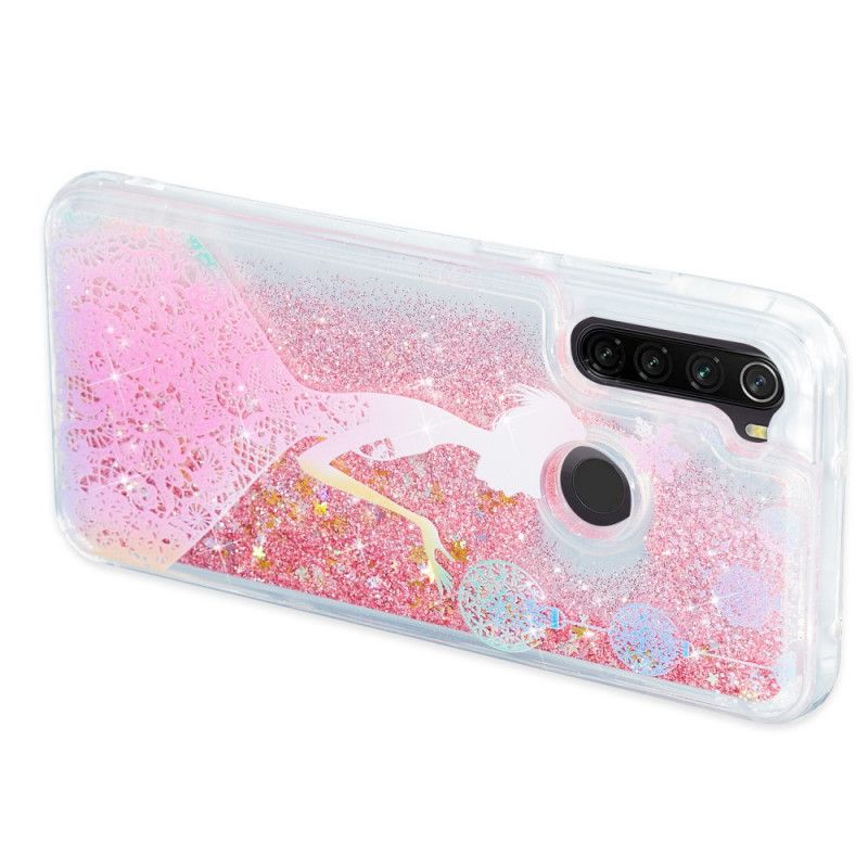 Skal Xiaomi Redmi Note 8T Mobilskal Kvinna Glitter