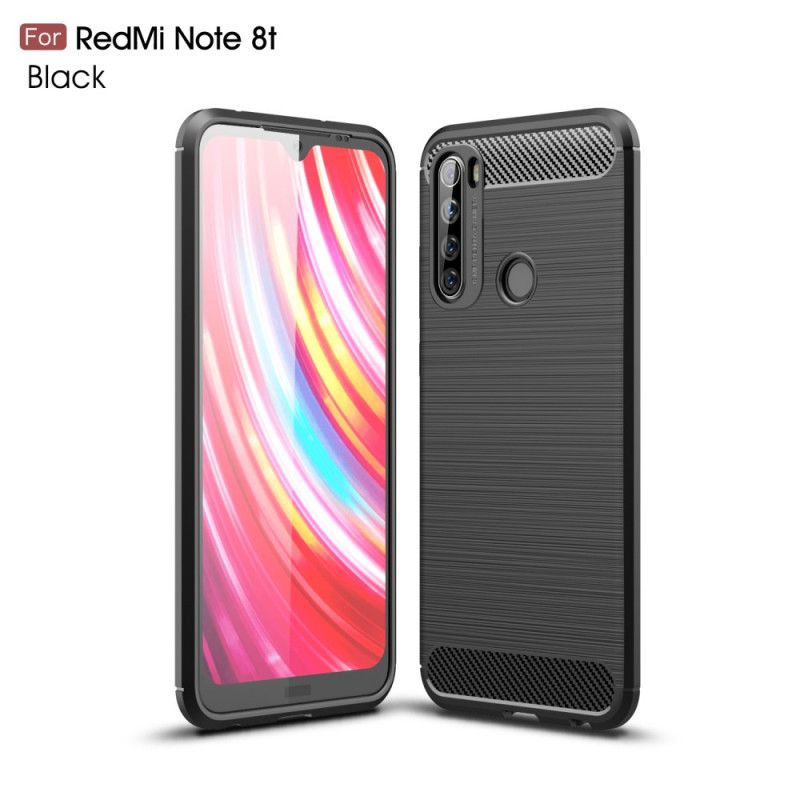 Skal Xiaomi Redmi Note 8T Svart Borstad Kolfiber