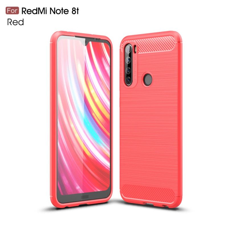 Skal Xiaomi Redmi Note 8T Svart Borstad Kolfiber