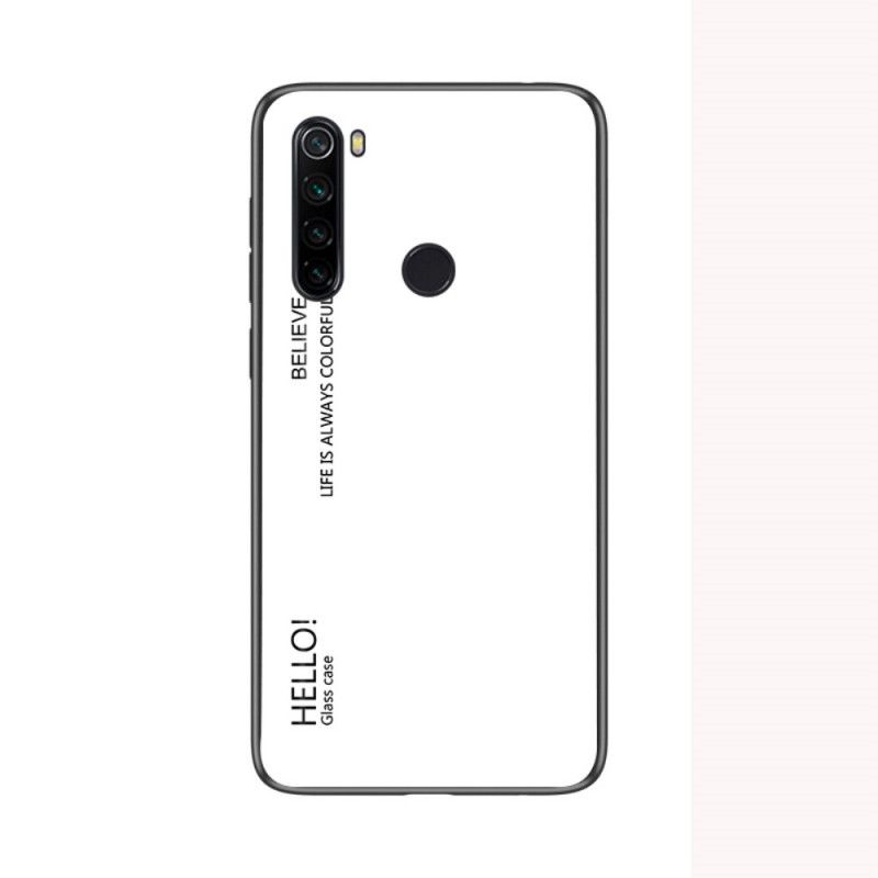 Skal Xiaomi Redmi Note 8T Svart Hej Härdat Glas