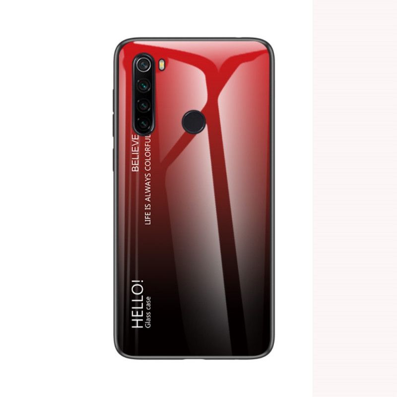 Skal Xiaomi Redmi Note 8T Svart Hej Härdat Glas