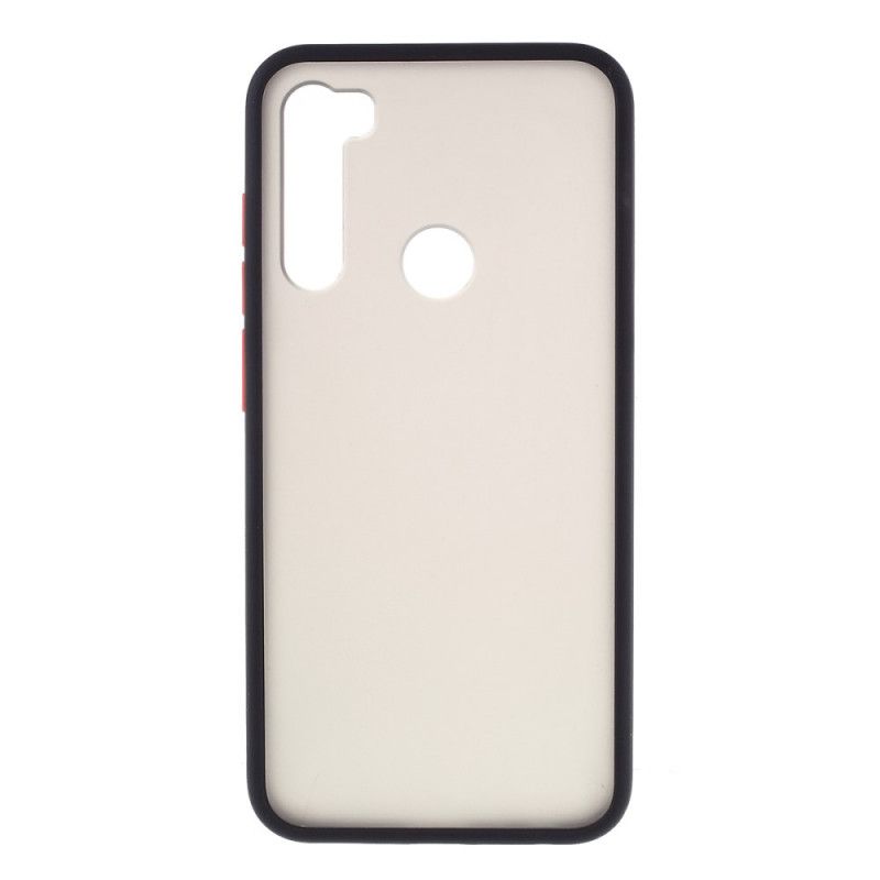 Skal Xiaomi Redmi Note 8T Svart Hybrid Silikonfälg Design