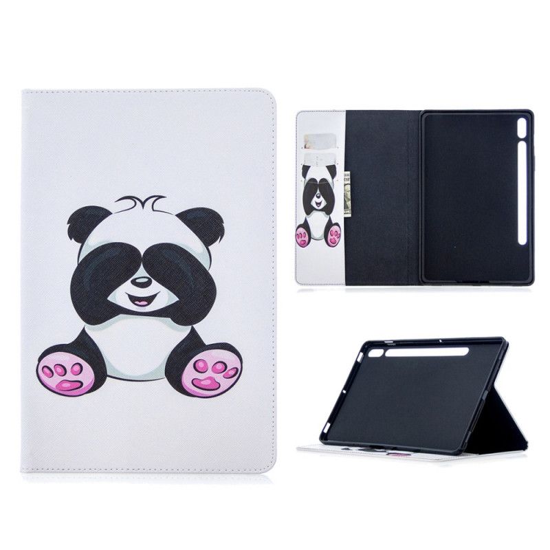 Case Samsung Galaxy Tab S7 Mobilskal Rolig Panda