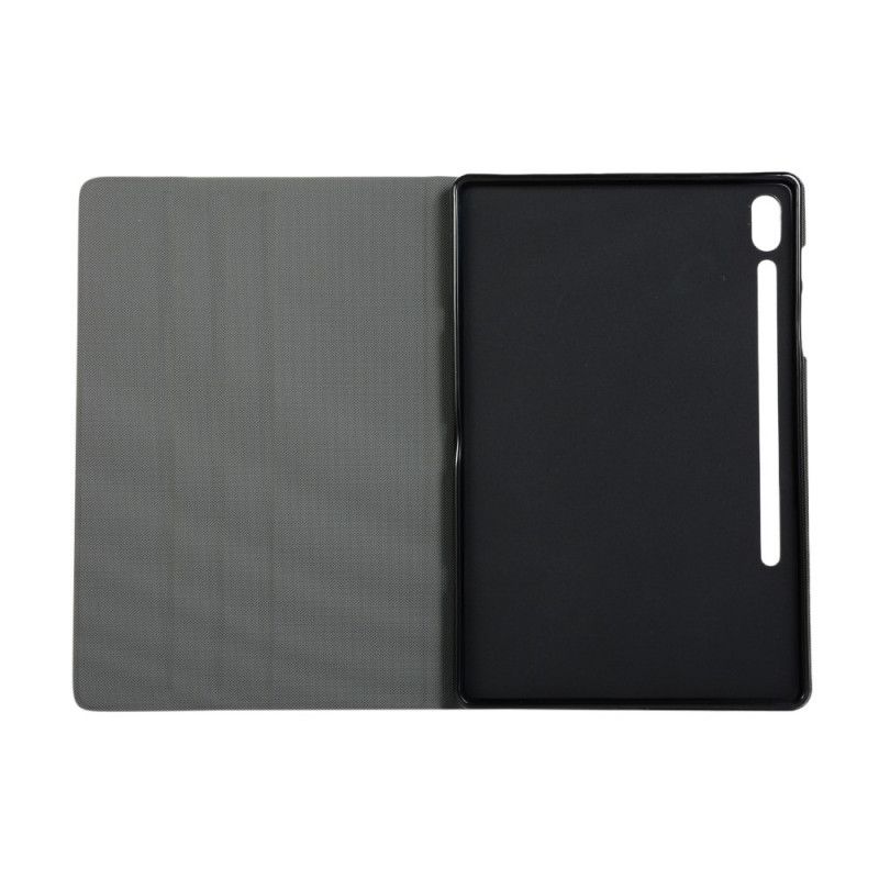 Case Samsung Galaxy Tab S7 Svart Konstläder