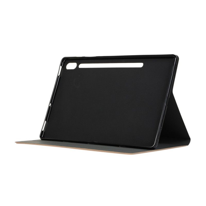 Case Samsung Galaxy Tab S7 Svart Konstläder